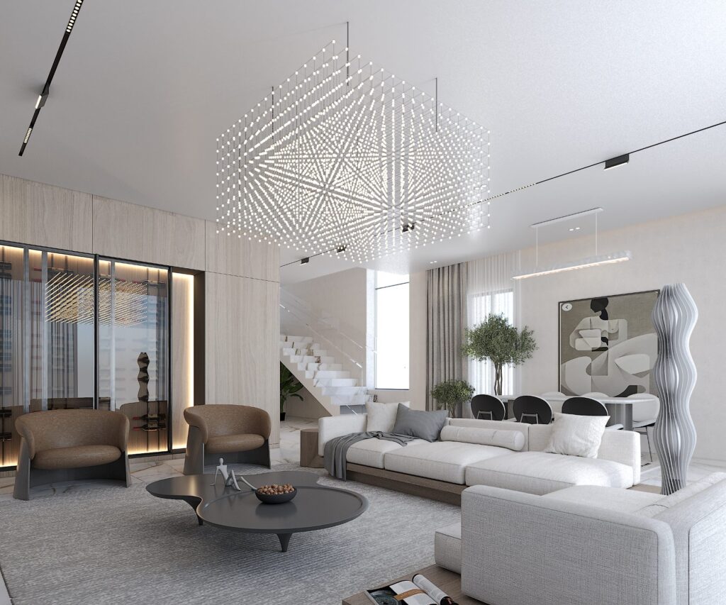 Aqua Point – Patrick Harbor, Ikoyi — Living room