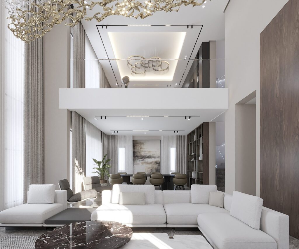 HEREL Banana Island Residences — Living room