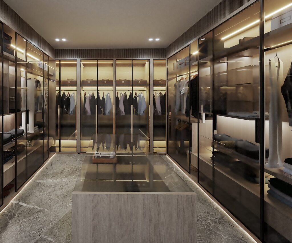 HEREL Banana Island Residences — Walk-in closet